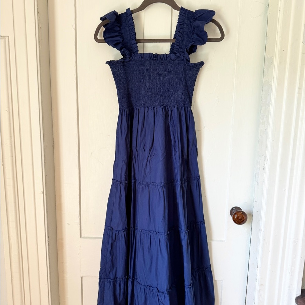 Hill House Navy Midi Dress